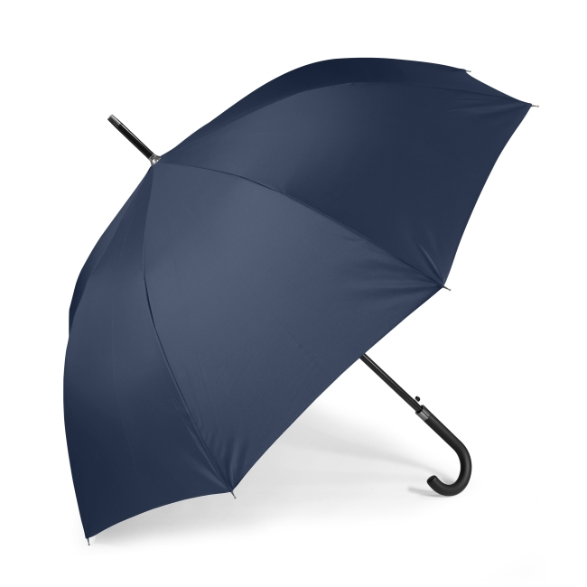Parapluie anti-tempête recyclé personnalisable Libeccio Bleu marine